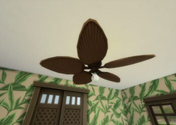 Sims 4 Ceiling Fans & Ceiling Lights CC (All Free)
