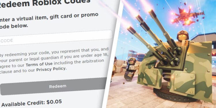 Roblox Military Tycoon Codes October 2021: How To Redeem