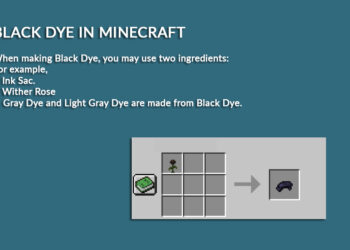 Crafting the Perfect Black Dye in Minecraft