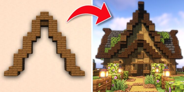 How to Build a Roof in Minecraft