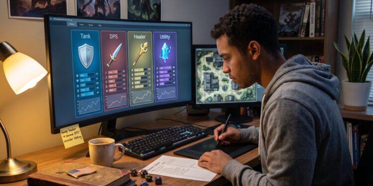 How Character Builds Change Strategy in Role-Playing Games